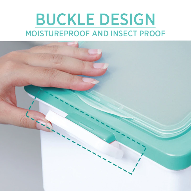 Контейнер для хранения зерновой муки влагостойкий большой емкости | Дом и сад