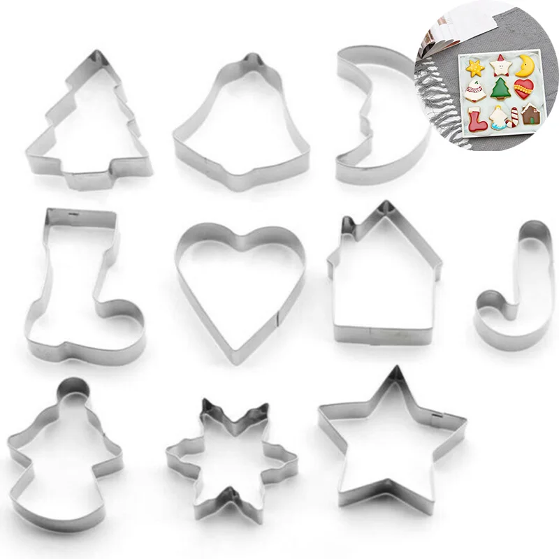 10 шт./набор формы для выпечки из нержавеющей стали | Дом и сад