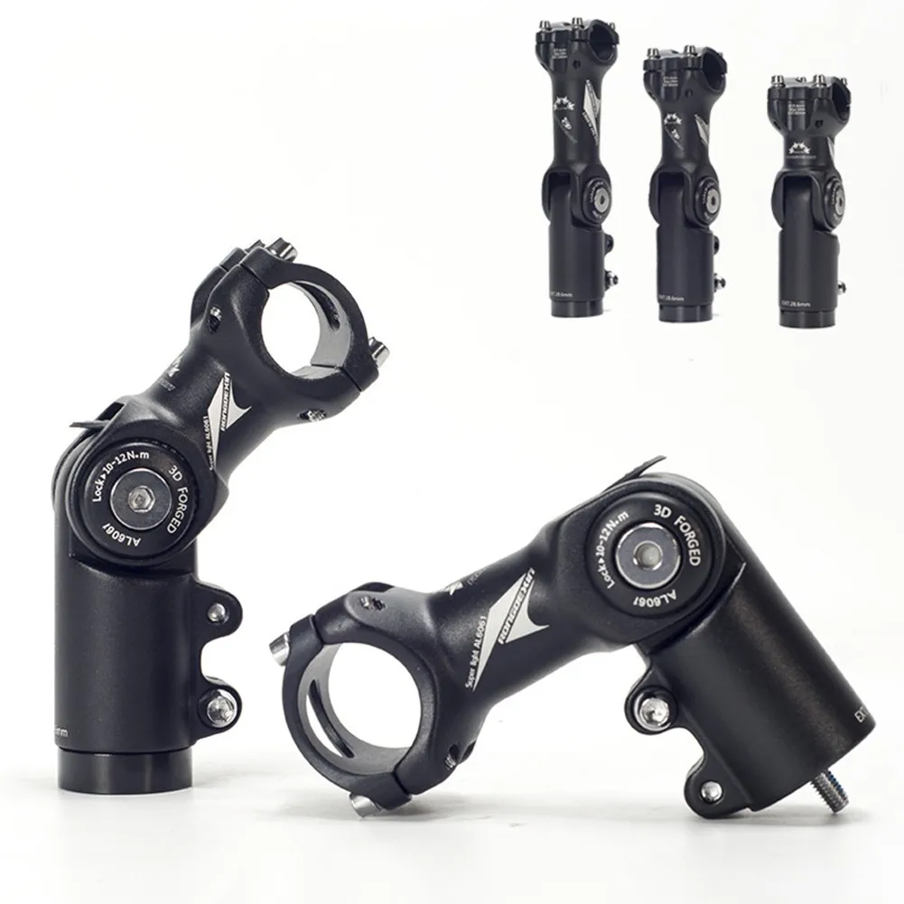 

MTB Road Bike Stem Mountain Bicycle Handlebar Riser Adjustable Fork Stem Extender For 25.4mm 31.80mm Handle Bar Cycling Parts