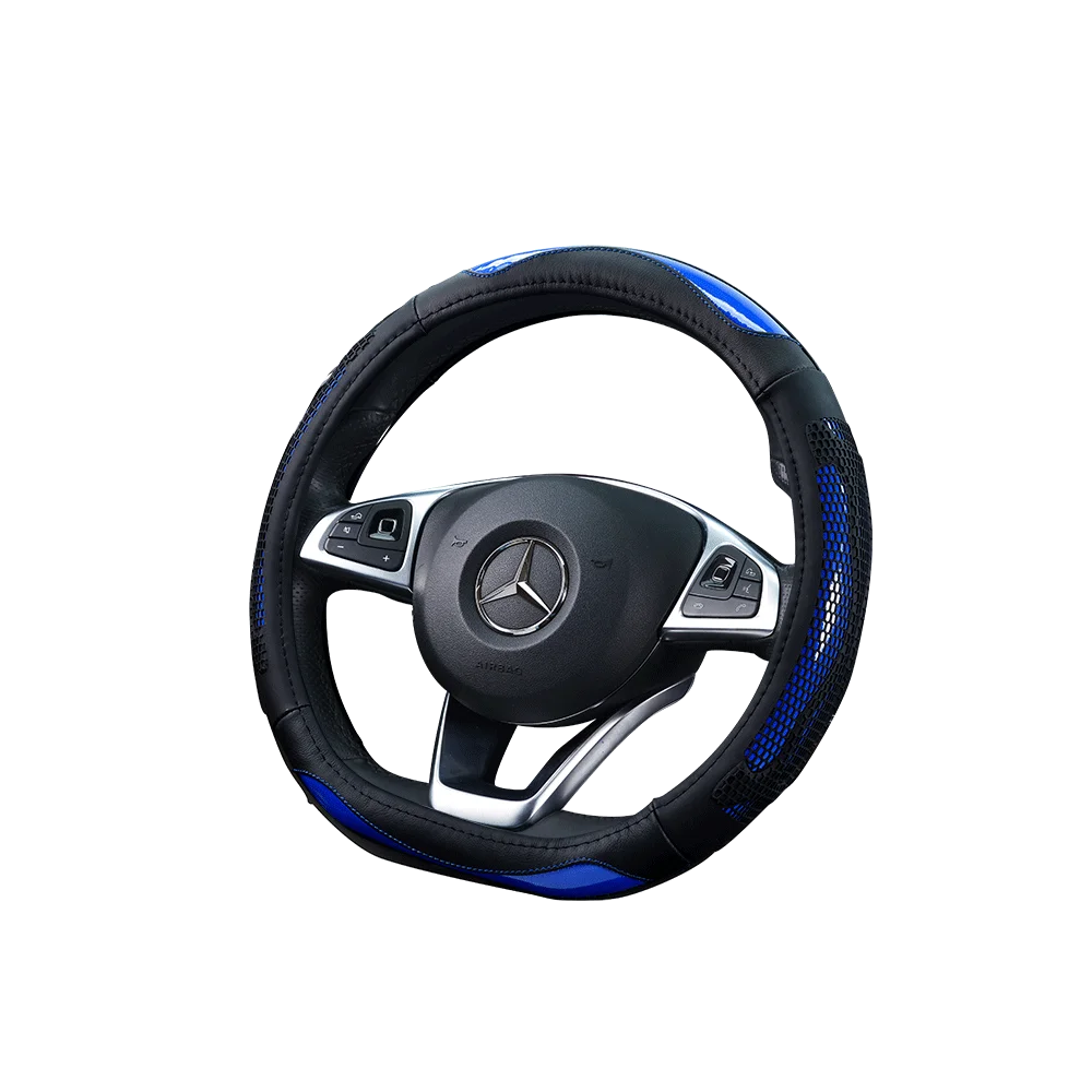 Чехол рулевого колеса автомобиля D Форма рулевого колеса(кожа) для mercedes smart Fortwo Вито w639 w124 w140 w163 w164 w166 w169 w176 w202 w246 - Название цвета: Type D