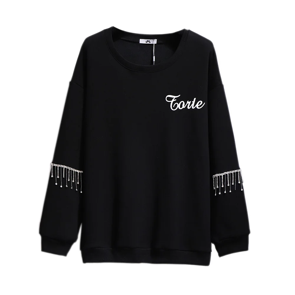 Новинка осенне-зимняя женская одежда большой пуловер с длинным рукавом