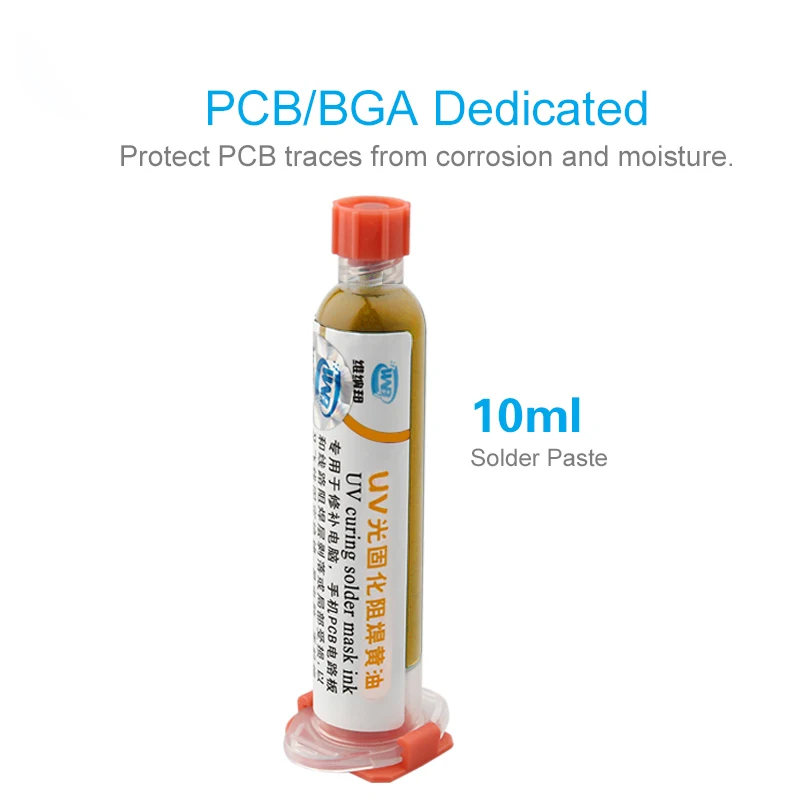 10 мл красный УФ свет отверждения BGA PCB паяльная маска масляная краска
