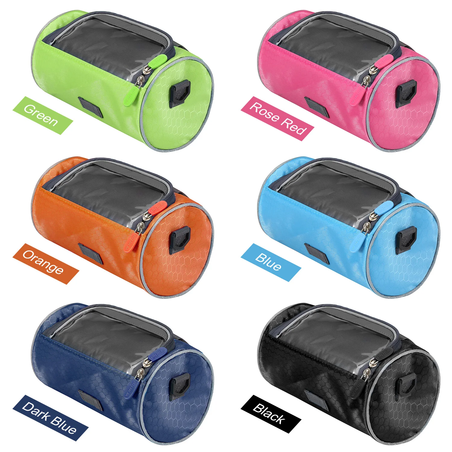 

Waterproof Bike Handlebar Bag Bicycle Front Bag Touchscreen Phone Holder Bag Pack Shoulder Bag MTB Cycling Storage Bag Pannier