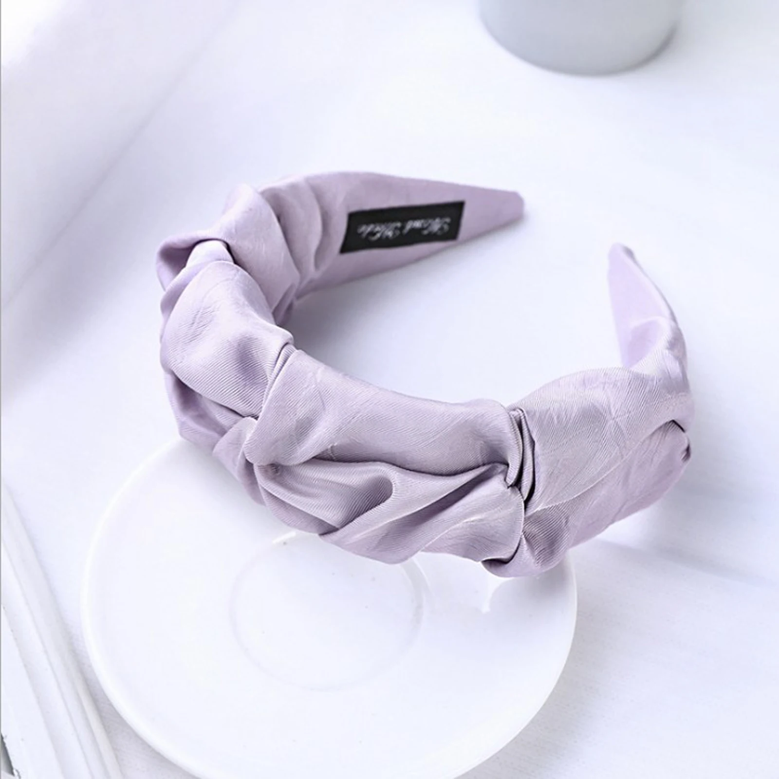 Повязка на голову женская с цветами широкая ручной работы |