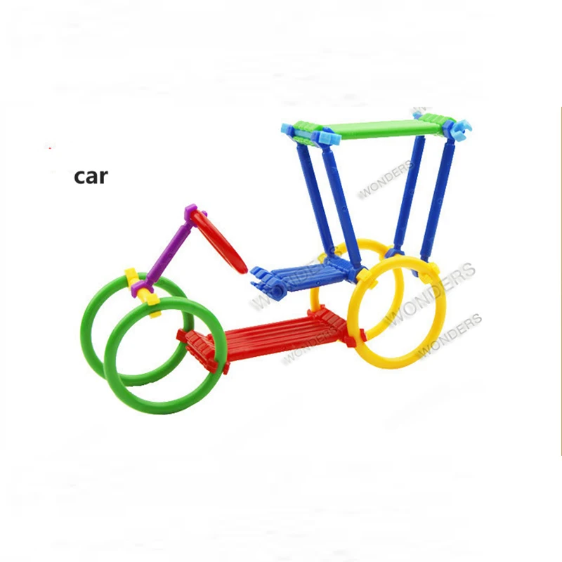 kindergarten toys smart bar plastic building blocks Pipeline Assembling toy Early Childhood Educational Toys | Игрушки и хобби
