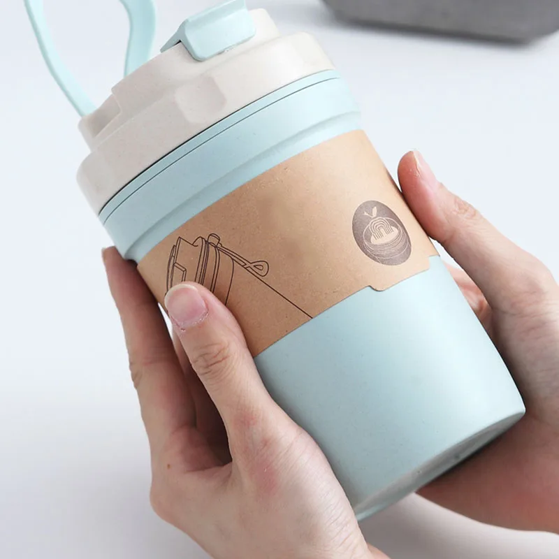 400ml Water Bottle High Quality Sport Gym Travelling Portable Juice Soup Drinking Children Feeding Heat Preservation Cup | Дом и сад