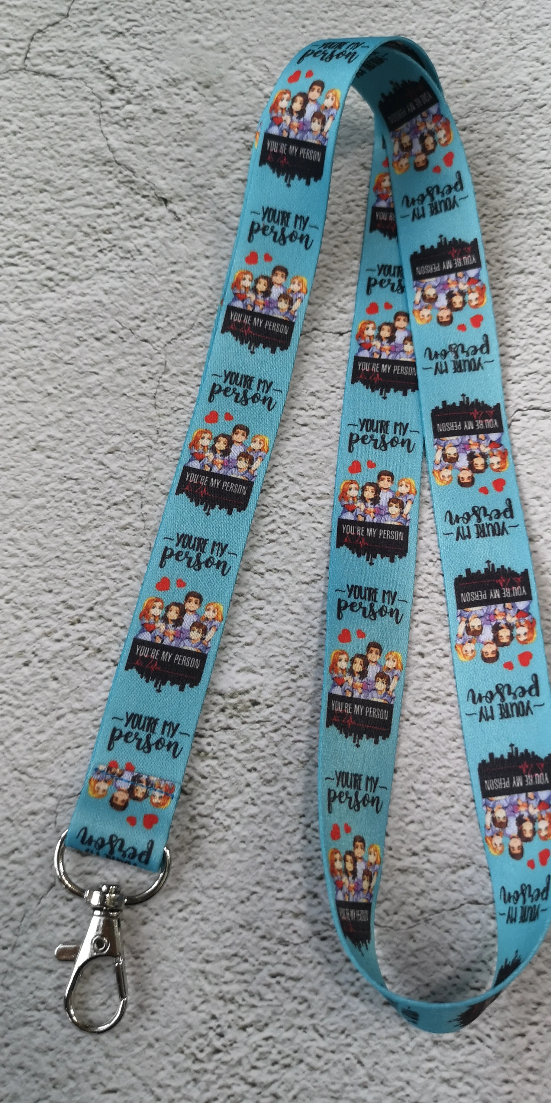 

new 10pcs/50pcs/100pcs Grey's Anatomy doctor nurse new lanyard Neck Strap Lanyard for Mobile Phone ID Badge Key Chain