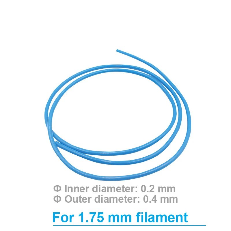 1 метр синяя трубка из ПТФЭ для 75 мм нити запчасти 3D-принтера Hotend экструдер на