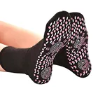 Магнитные терапевтические удобные Самонагревающиеся Женские Дышащие массажеры с турмалином зимние теплые носки с подогревом