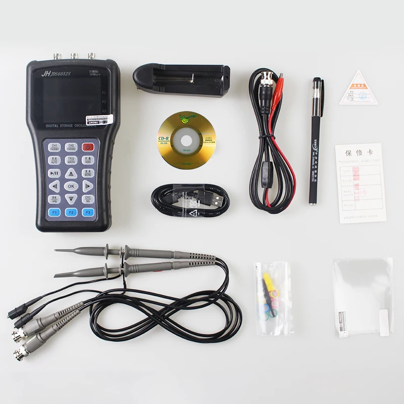 

portable oscilloscope Digital HandHeld Strorage Oscilloscope Jinhan JDS6052S 2CHs 50M 5 languages Signal generator