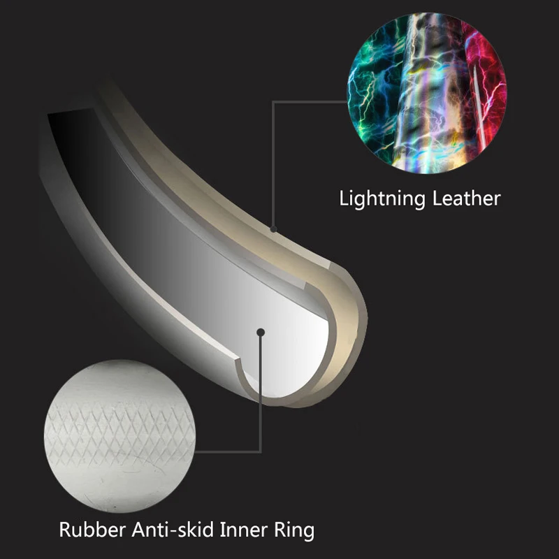 Износостойкие чехлы на Рули с молнией Нескользящие дышащие подходят для 38 см