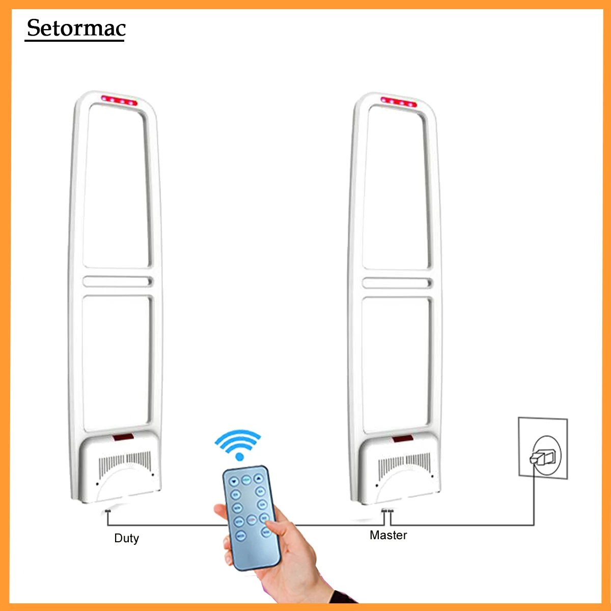 Система охранной сигнализации EAS 58 кГц для розничной торговли система магазина