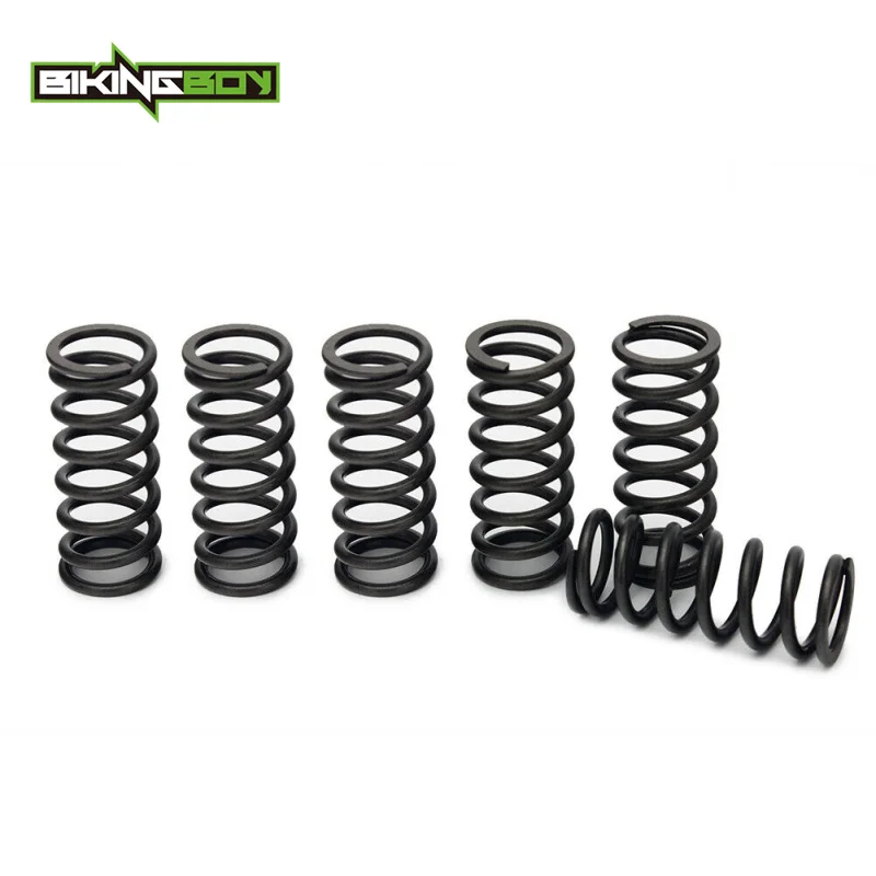 6 pc Springs BIKINGBOY DRZ DR-Z 400 00-17 16 KAWASAKI KLX 400 03 04 8 дисковая фрикционная Муфта+ 7 Сталь сепаратор пластины+ 6 тяжёлый мощный пружины - Цвет: 6 pc Springs