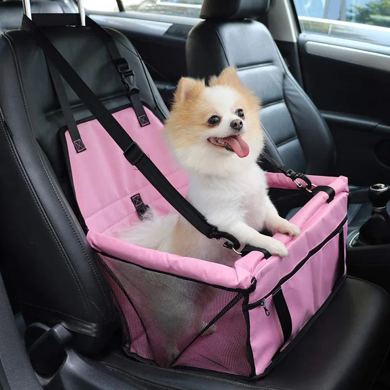 

Travel Dog Car Seat Cover Accessories Mesh Hanging Bags Folding Pet Supplies Waterproof Dog Mat Blanket Safety Pet Car Seat Bag