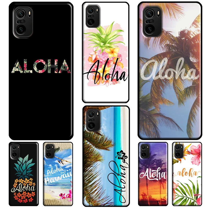 Гавайская Алоха для Redmi Note 11 Pro 9 7 8 9S 10S 11S 10 Чехол 9C 9A 9T Coque | Мобильные телефоны и