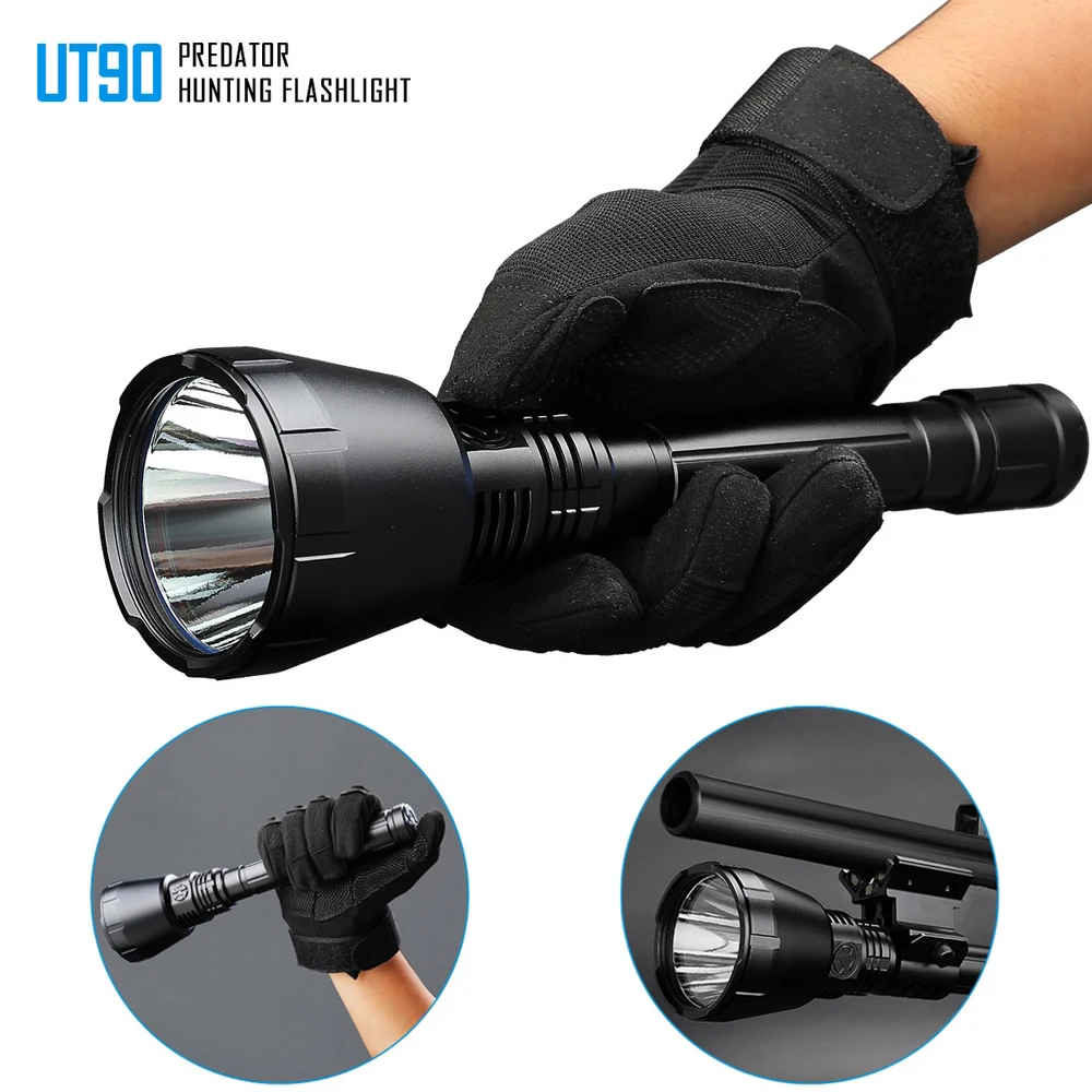 

1308M Super Bright IMALENT UT90 Tactical Flashlight 4800 Lumens LED Waterproof Flashlight Outdoor Camping Light Free Shipping