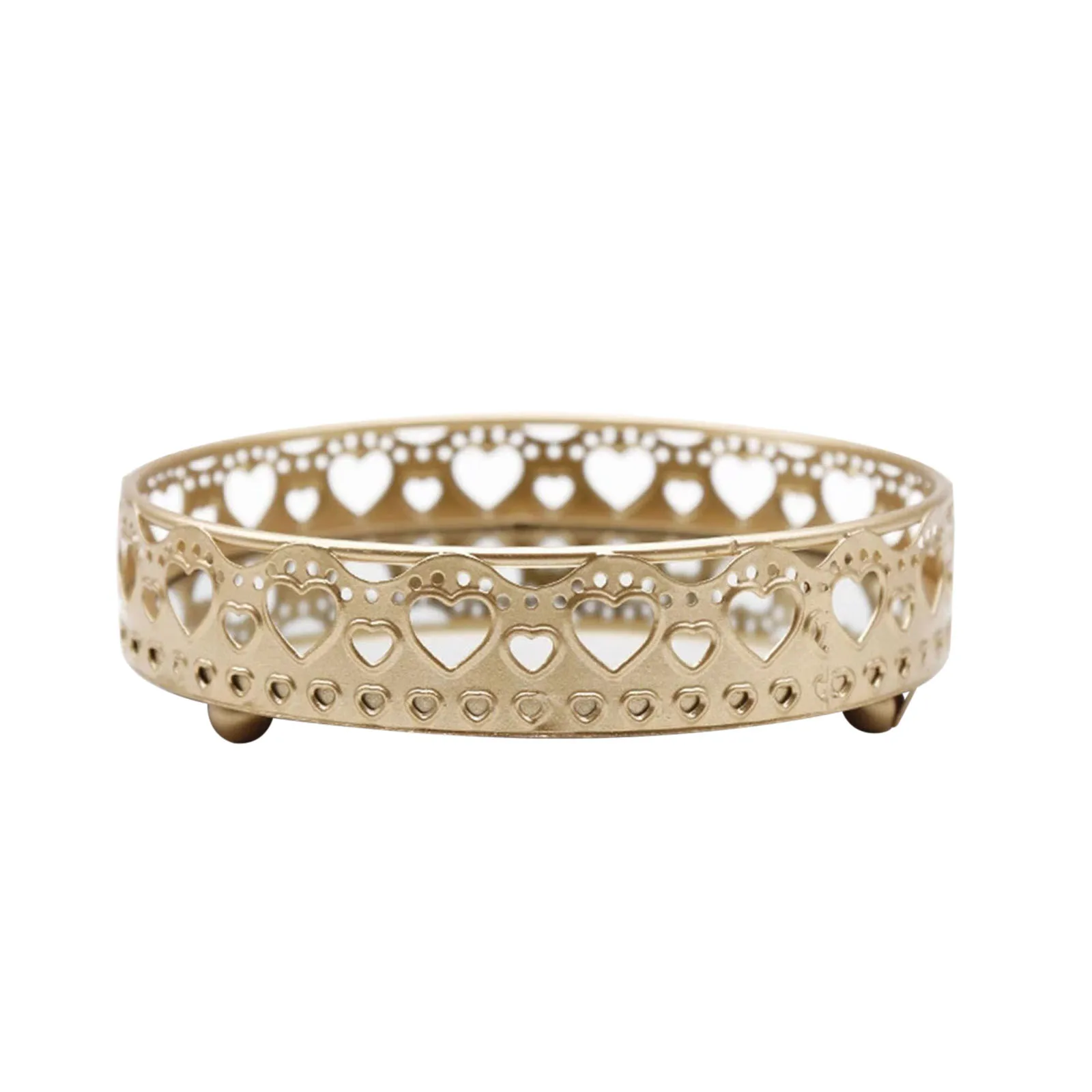 1 шт. декоративный поднос для хранения ювелирных изделий золотого цвета|Коробки и