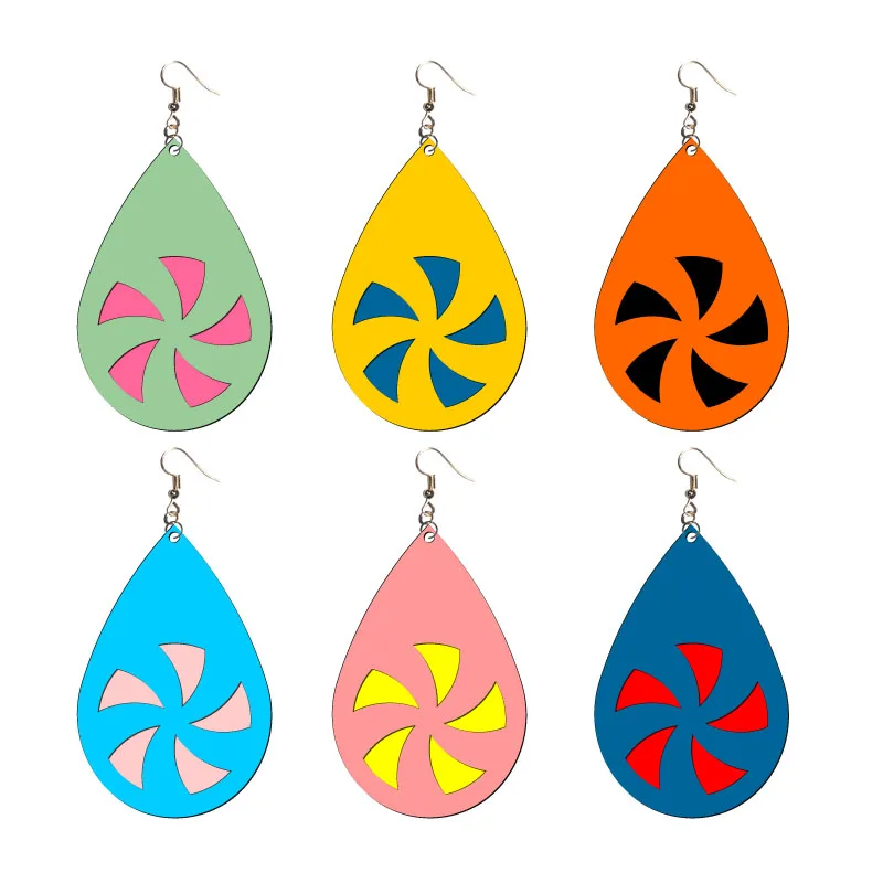 

Новые рождественские серьги, деревянные штампы для скрапбукинга C3084, пресс-формы