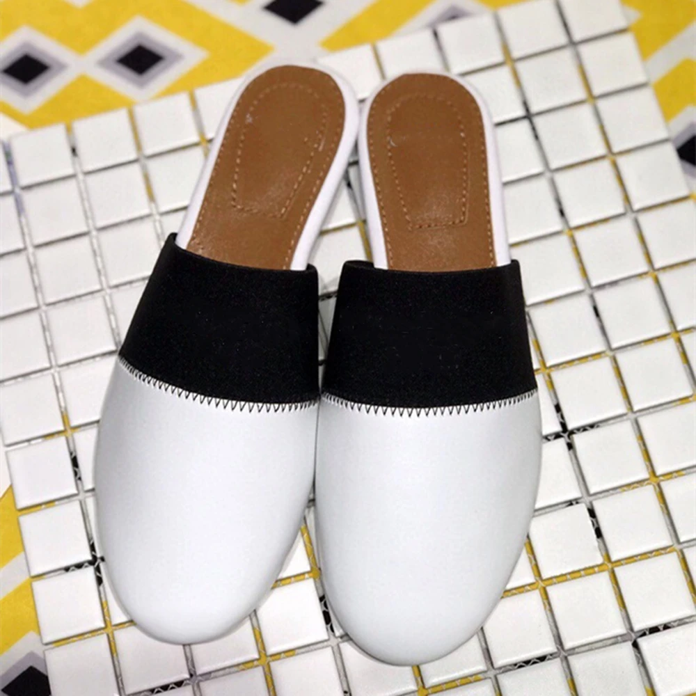 Роскошные брендовые разноцветные тапочки для женщин Летние слипоны модные