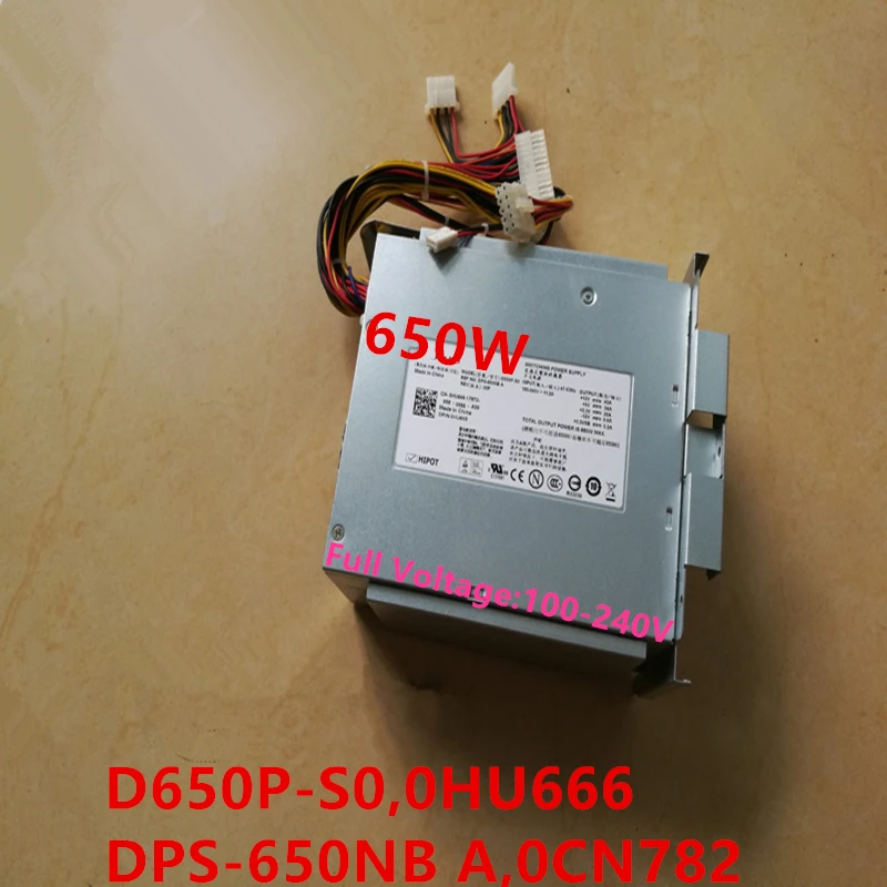 

New Original PSU For Dell PowerEdge T605 650W Switching Power Supply D650P-S0 0HU666 DPS-650NB A 0CN782 N650P -SO