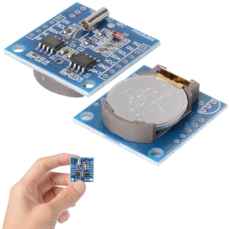 Модуль часов 5x I2C RTC DS1307 AT24C32 в режиме реального времени для Arduino AVR ARM PIC SMD плата |