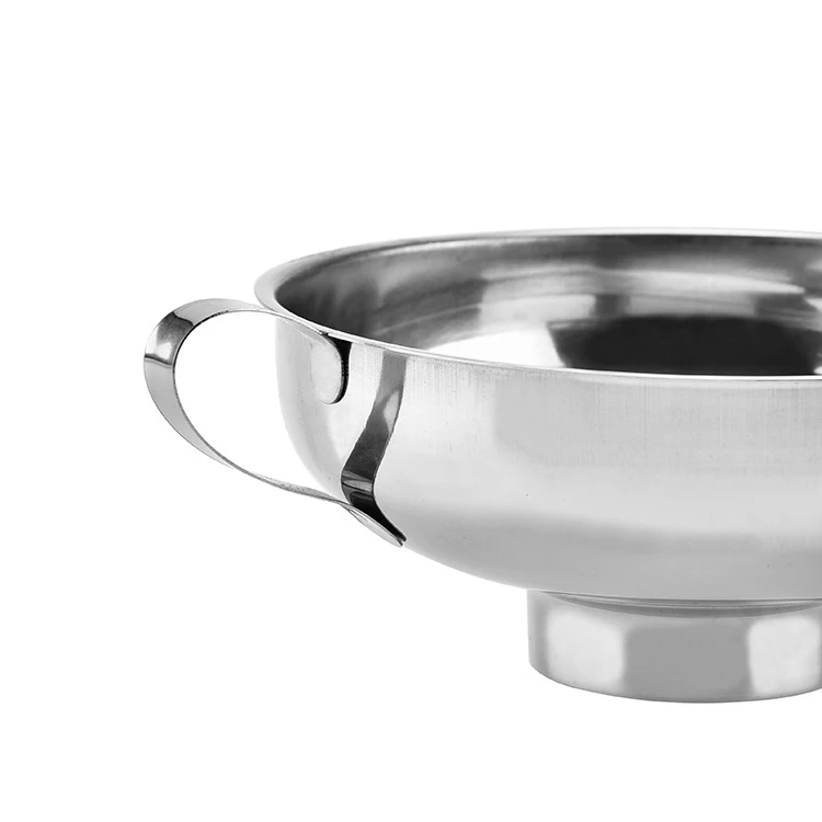 stainless steel funnel wine oil jam funnel kitchen strainer filter wide mouth canning funnel kitchen gadgets free global shipping