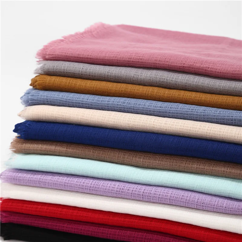 

women hijab cotton scarf monochrome hollow all around must be removed women hijab Shawl
