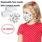 10200pcs одноразовая медицинская хирургическая маска для детей маска на лицо ушной мультфильм маска для лица 3 слоя защиты корпуса фильтра маски Mascarilla