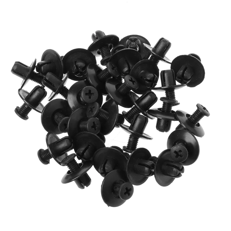 

30 Pcs Car 8mm Splash Guard Retainer Clip Fastener for honda Accord Civic Prelude X6HF