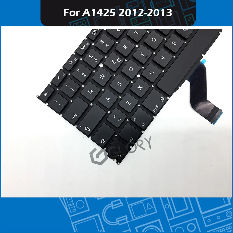 Итальянская клавиатура A1425 IT для Macbook Pro Retina 13 дюймов позже 2012 Ранняя 2013 замена