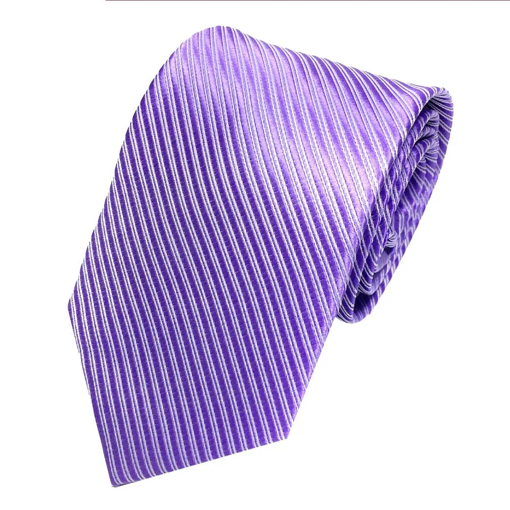 

Lecopike Neckties Classic Men's Stripe Jacquard Woven Ties Fashion Business Party Wedding Ties stropdas krawat L