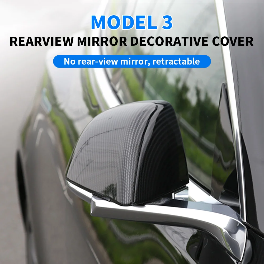 

2 шт., защитные крышки для зеркала заднего вида Tesla Model 3 2017-2020 2021