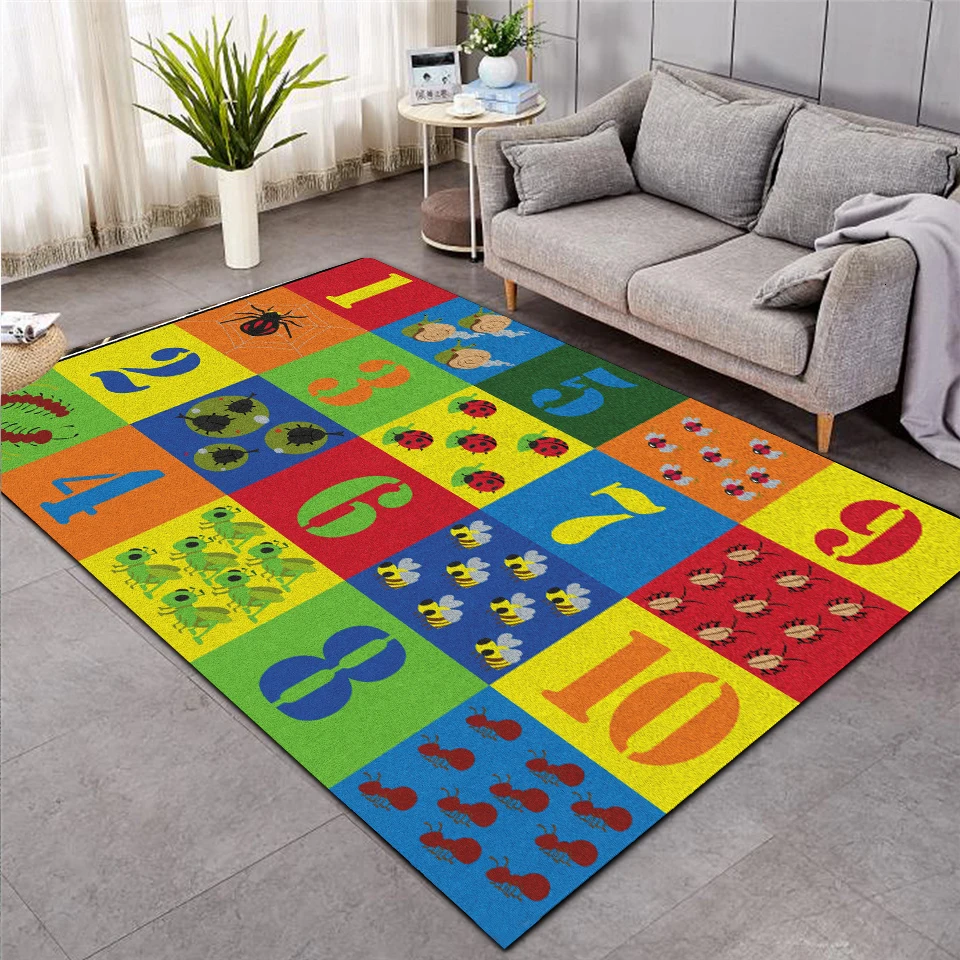 Развивающие коврики в салон детские 3D печатанный ковёр Коврик для прихожей