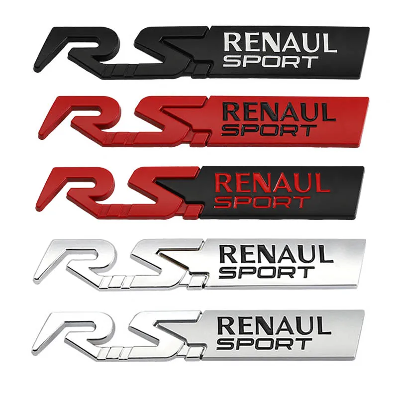 Автомобильная наклейка с эмблемой для Renault RS Sport Clio Scenic laguna Logan Megane Koleos Sandero saffane Vel