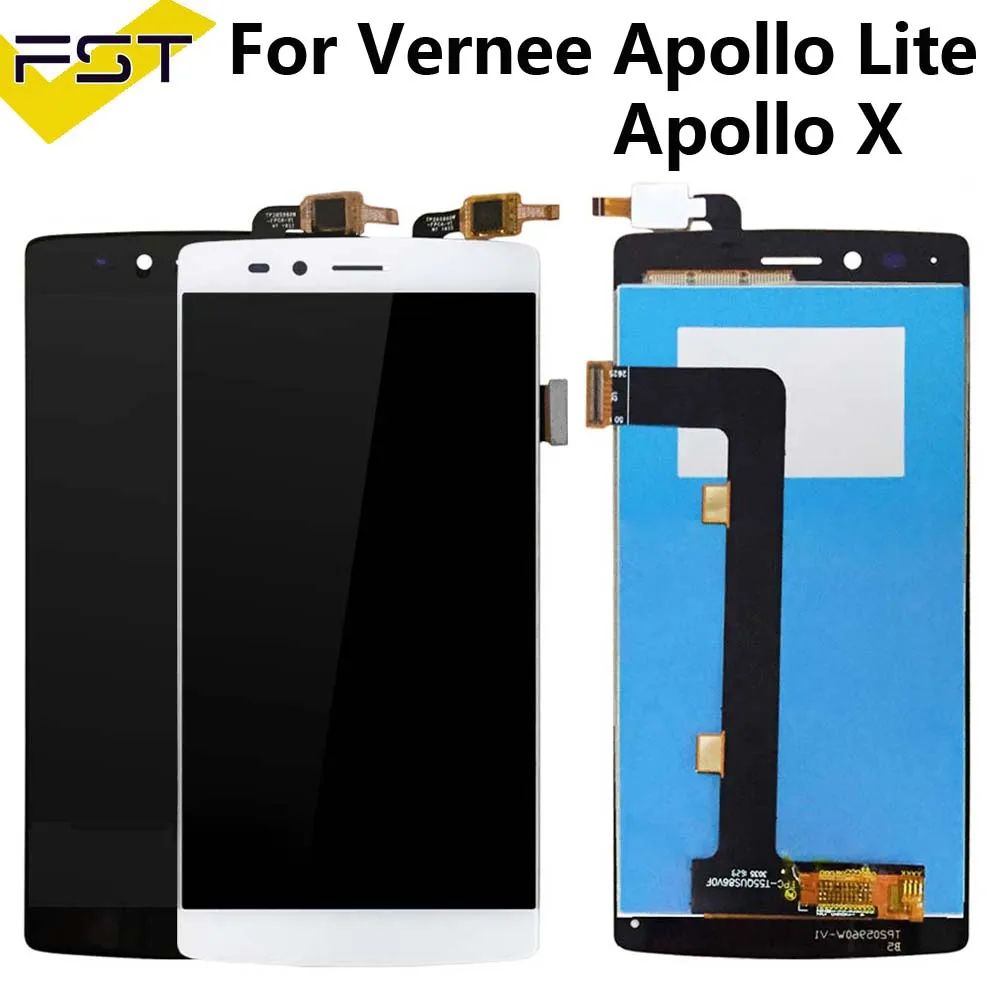 Для Vernee Apollo Lite ЖК дисплей + TP кодирующий преобразователь сенсорного экрана в