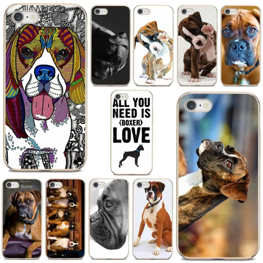 Силиконовый чехол для телефона боксерские собаки Щенки Samsung Galaxy A9 A8 Star Lite A3 A5 A7 A6