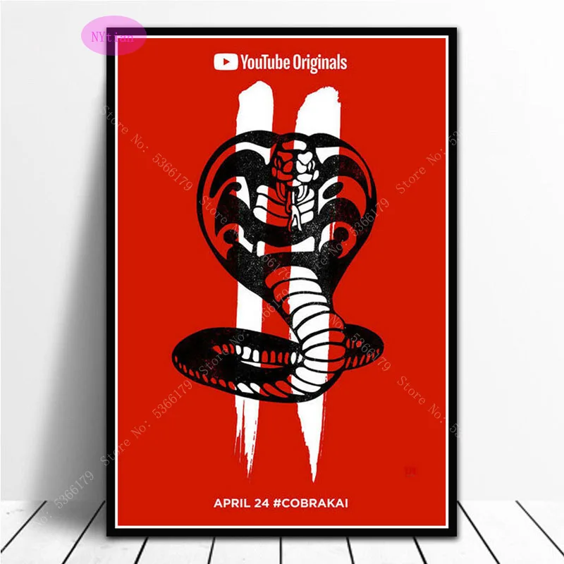 NT1100 Горячая Кобра Кай ТВ сериал шоу Кунг Фу Подарочный постер печать украшение на