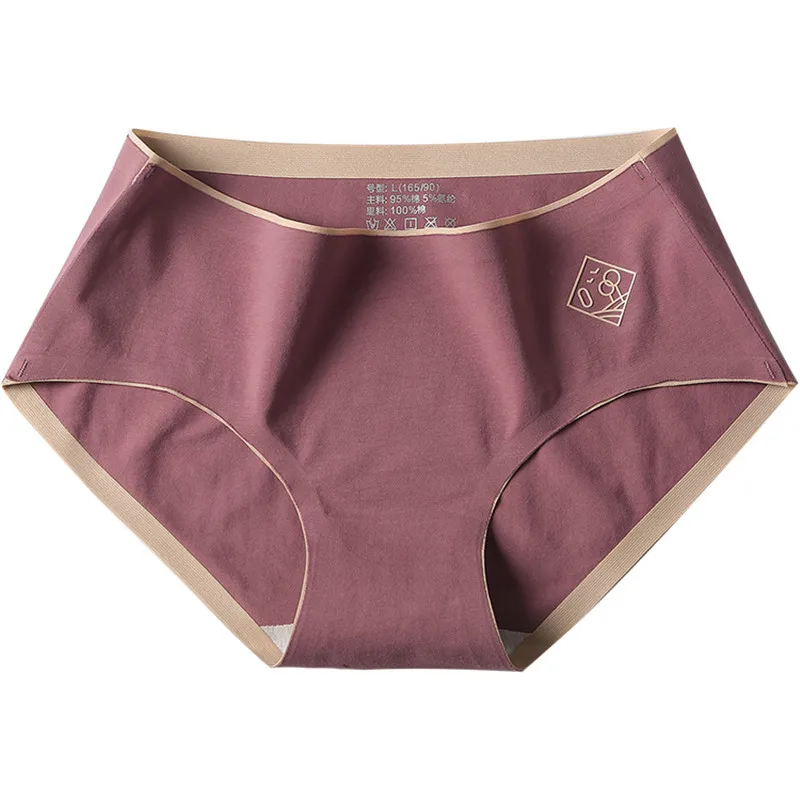 Новинка сексуальные женские трусики цельное бесшовное хлопковое нижнее белье из