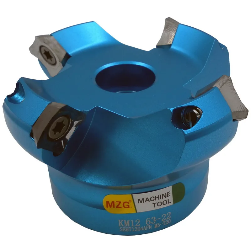 

MOSASK AL-KM Cutting KM12R 63 50 80 100 MM Cemented Carbide Blade SEHT1204 CNC Lathe Mill Aluminum Face Milling Cutter