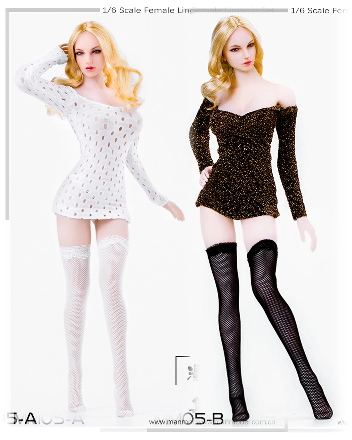 1/6 весы женский куклы аксессуары для обуви чулки в сетку белый/черный костюм