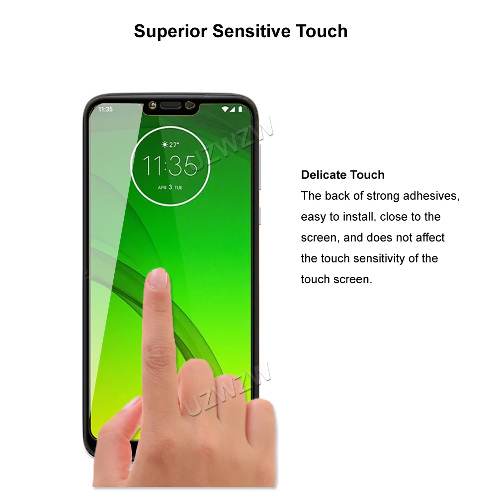 for motorola moto g7 power full coverage tempered glass phone screen protector protective guard film 2 5d 9h hardness free global shipping