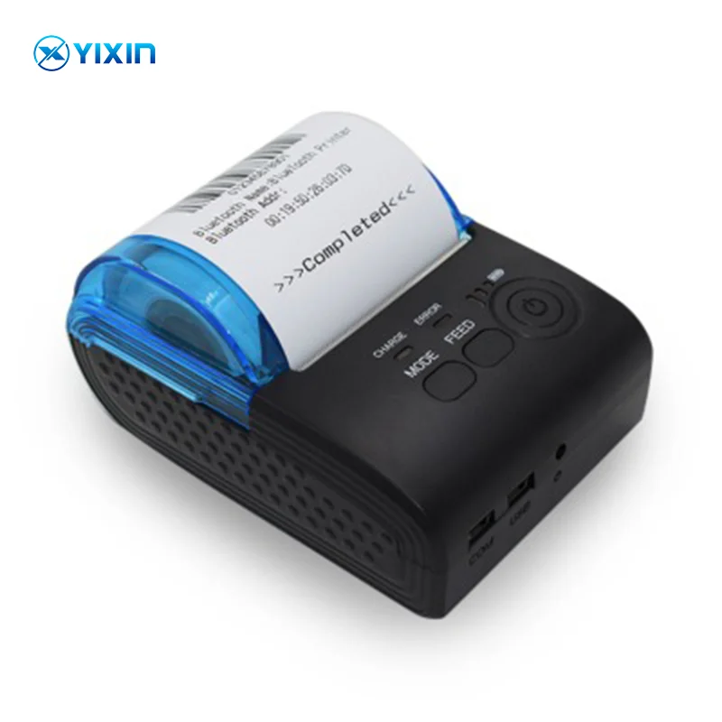 

Портативный Миниатюрный термопринтер POS 58 мм, бумага с Bluetooth, Wi-Fi, чековый принтер, подходит для заказов на вынос