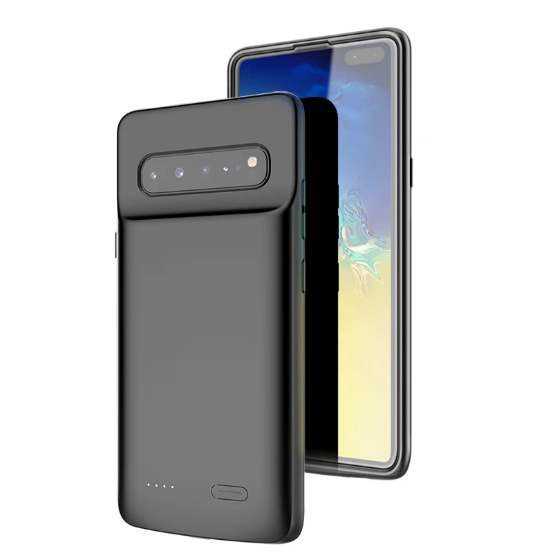 

Чехол с внешним аккумулятором для Samsung S10Plus, чехол для зарядки для Samsung Galaxy S10, S10e, тонкий Силиконовый противоударный чехол с зарядным устройс...