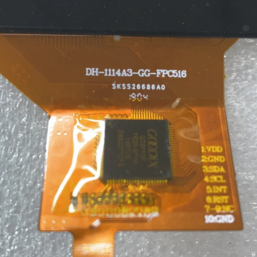 Сенсорный экран 11 6 дюйма черный для емкостного сенсорного экрана DH-1114A3-GG-FPC516