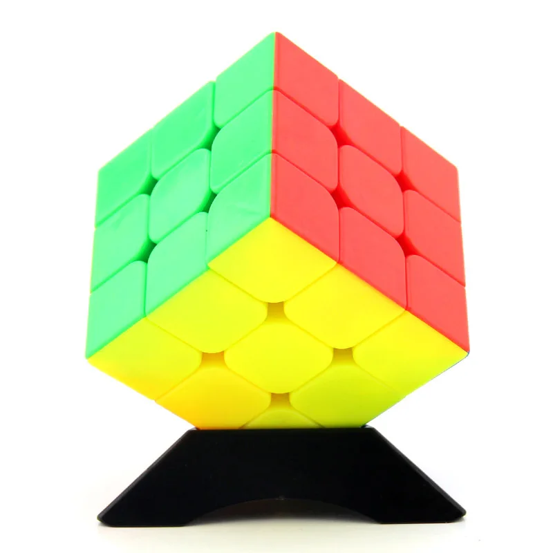 

YONGJUN YJ Ruilong Stickerless 3x3x3 Magic Cube Speed Puzzle 3*3 Speed Cube Educational Magico Cubo educational Toys Gifts 55mm