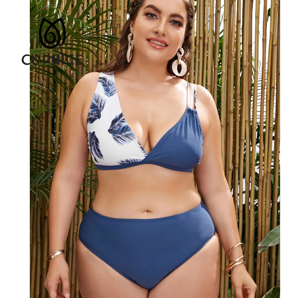 

CUPNICE 2021 Новый Biniki сексуальный женский раздельный купальник со шнуровкой и подушечками на груди купальник с высокой талией комплект из двух ...