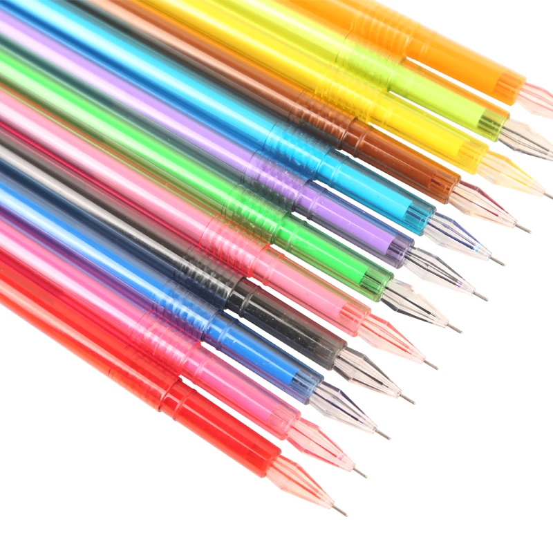 Гелевая ручка конфетных цветов 6 шт. 0 5 мм кавайные фото канцелярские