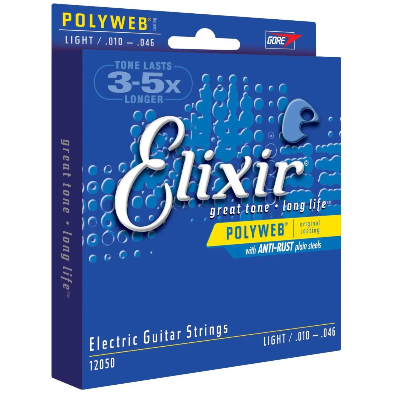 Струны для электрогитары Elixir 12050 Polyweb оригинальный светильник 010-.046 | Спорт и