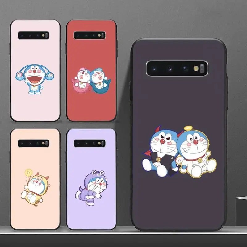 

Cute Doraemon constellation Phone Case For Samsung A50 A51 A71 A20E A20S S10 S20 S21 S30 Plus ultra 5G M11 funda shell