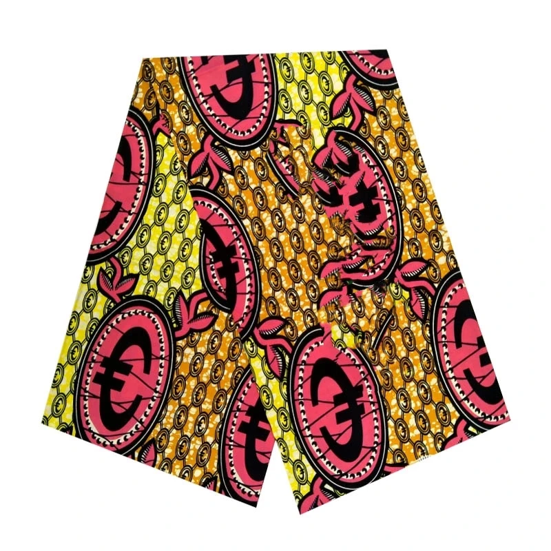 

Veritable real nigerian prints in fabric 100% cotton 6yards/piece african wax woman ankara soft breathable wax africa V-L 670